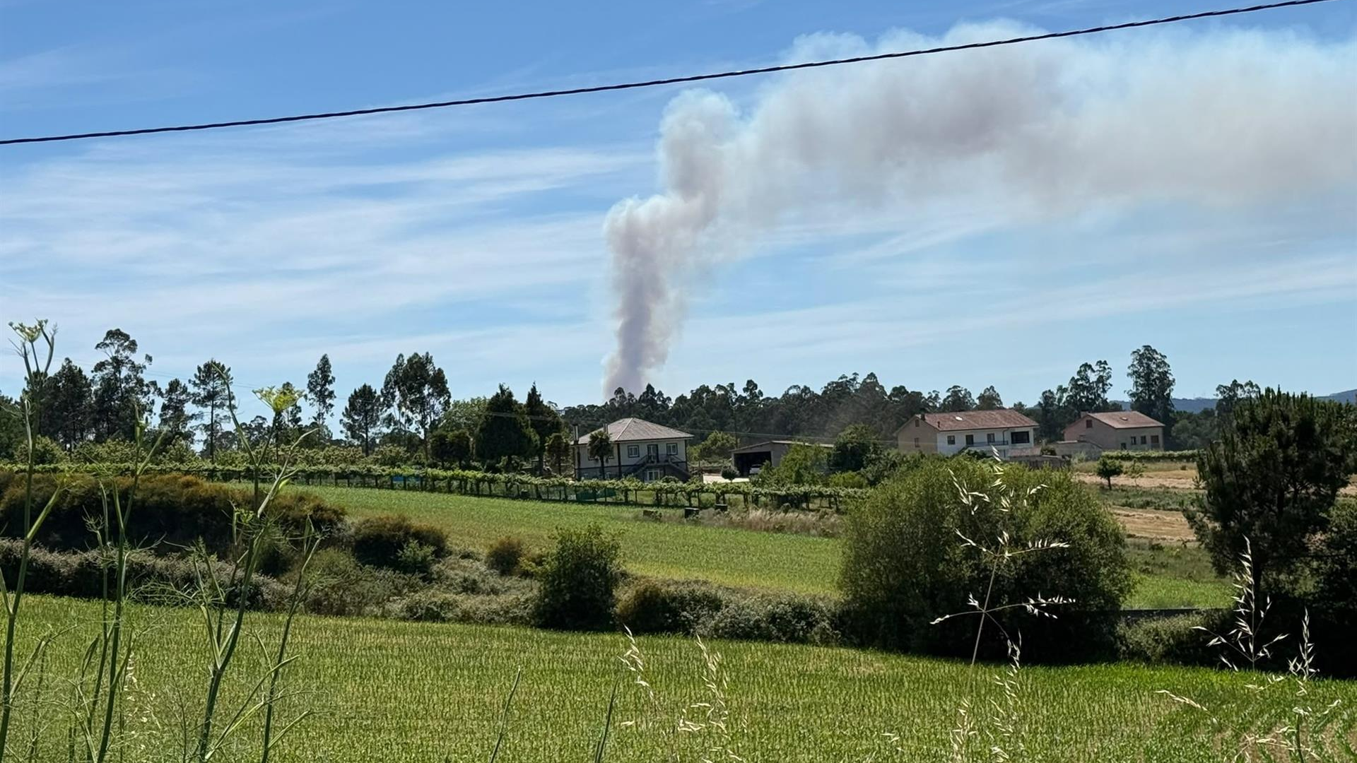 Incendio en Padrón (Europa Pres)