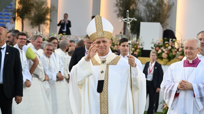 O Papa León XIV durante a celebración da Misa multitudinaria celebrada nas Palmas de Gran Canaria (Eros Santana/ACFI/Europa Press)