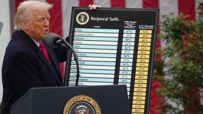 Trump, o día da presentación dos aranceis recíprocos (Andrew Leyden / ZUMA Press Wire / dp / DPA )
