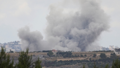 Ataques israelís no sur do Líbano. REUTERS