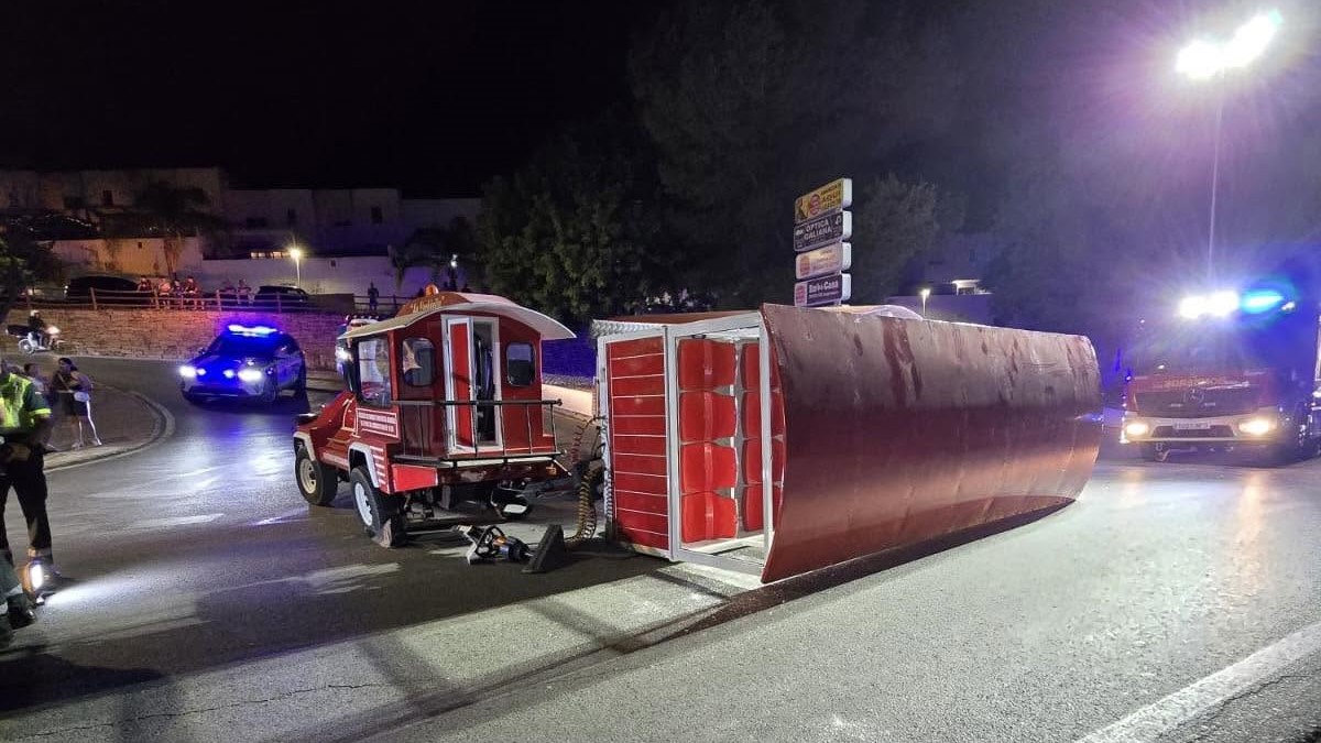 Imaxe do tren publicada polo concello de Cártama no Facebook