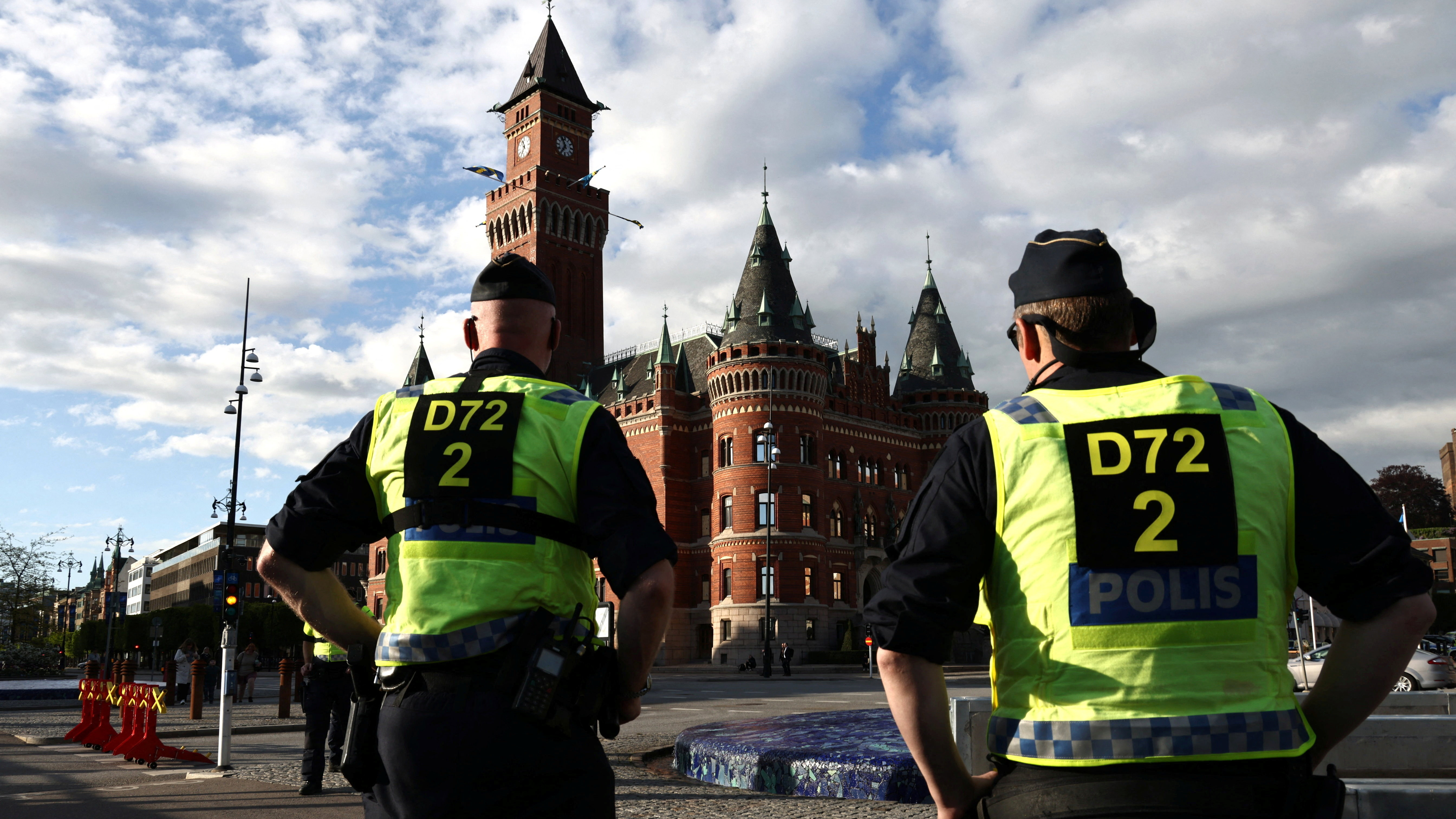 Imaxe de arquivo dun dispositivo da policía sueca (Reuters)