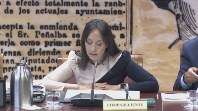 Directora xeral da Garda Civil na súa comparecencia no Senado