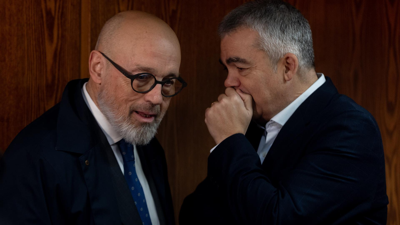 O avogado Teijelo e o exsecretario Cerdán. Europa Press-Arquivo