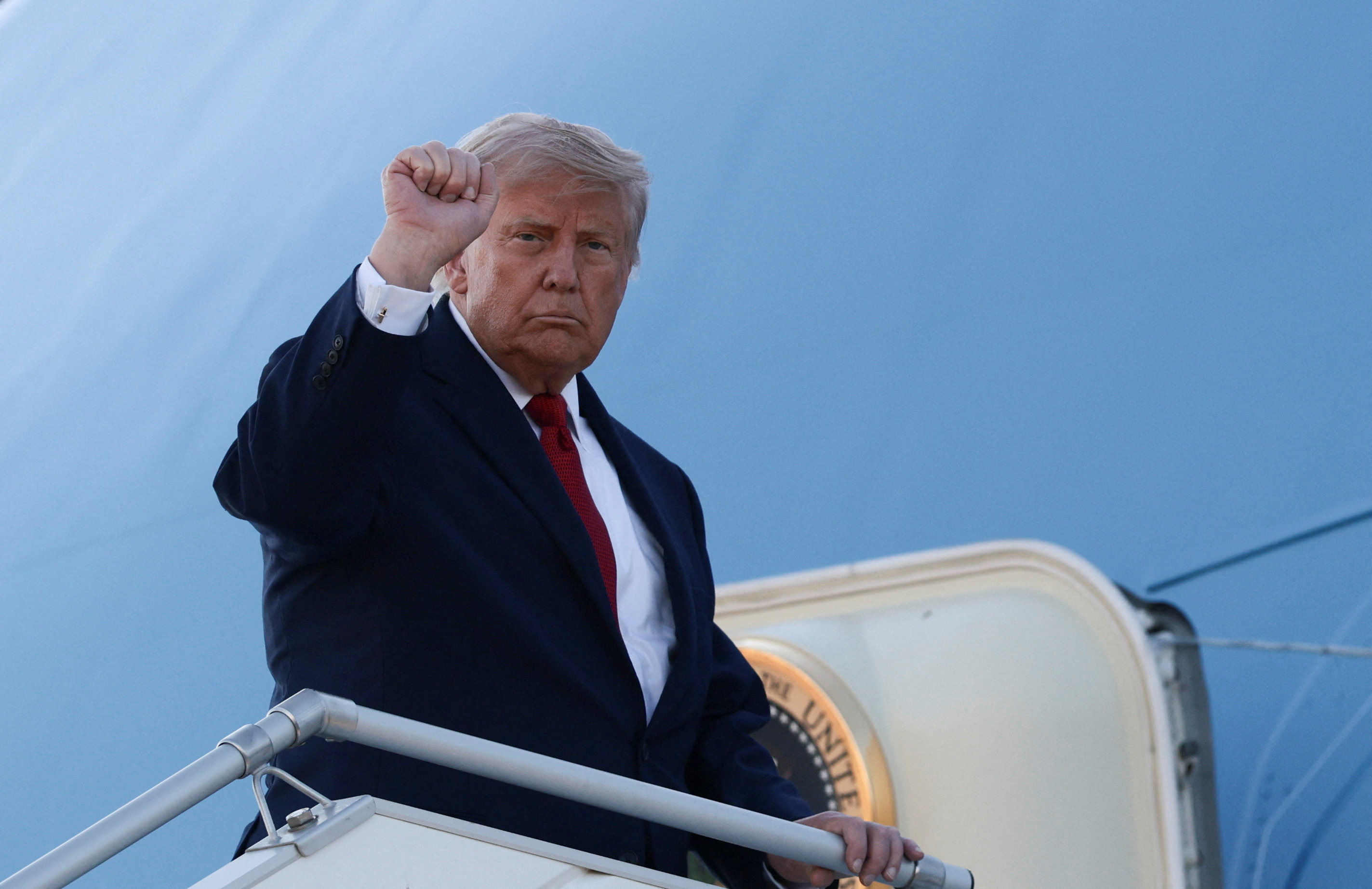 Trump, este mércores en Suiza (REUTERS/Evelyn Hockstein)