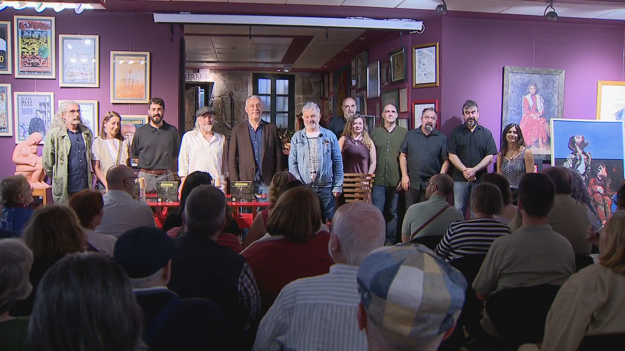 Acto de presentación do último traballo de Luar na Lubre. TVG