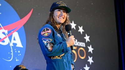 Christina Koch, de la tripulación de Artemis II de la NASA, en el Centro Espacial Johnson de la NASA, a 11 de abril de 2026, en Houston, Texas (EEUU).  / NASA - Archivo