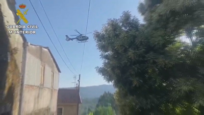 Operativo de busca do home fuxido en Ponte Caldelas