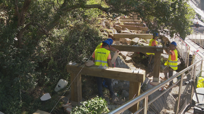O novo tramo de 60 metros irá sobre unha cota máis elevada para evitar as enchentes do río