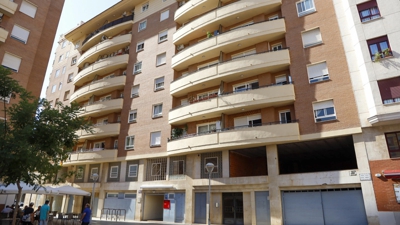 Edificio onde vive o arrestado en Castelló. EFE/Andreu Esteban (Arquivo)