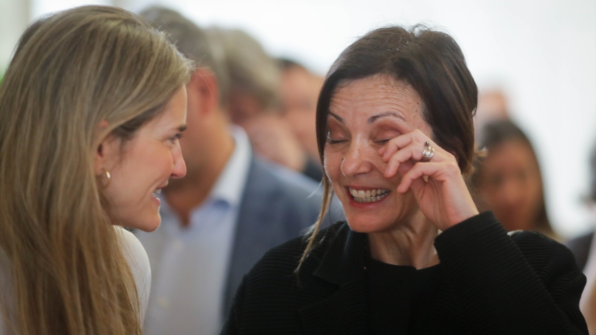 Nevenka Fernández durante o acto celebrado este sábado en Ponferrada. (Carlos Castro / Europa Press)