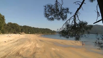 Imaxe de arquivo da praia de Broña, no concello de Outes