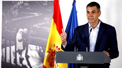 Pedro Sánchez intervén nun encontro sobre políticas de apoio á discapacidade e a dependencia (EFE/Daniel González)