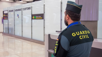 Unidade especial da Garda Civil no aeroporto de Barajas (Foto: Garda Civil/Arquivo)