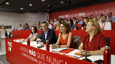 Reunión del Comité Federal do PSOE. EFE/Chema Moya