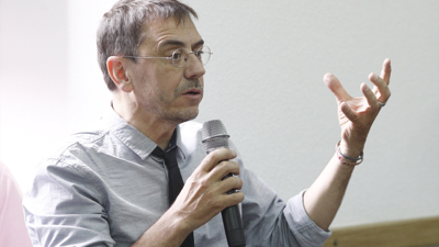 O politólogo e cofundador de Podemos Juan Carlos Monedero. Eduardo Parra/Europa Press (Arquivo).