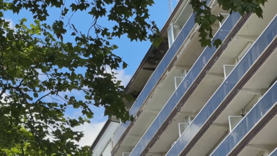 Edificio de Anveres onde se rexistrou o incendio. Reuters