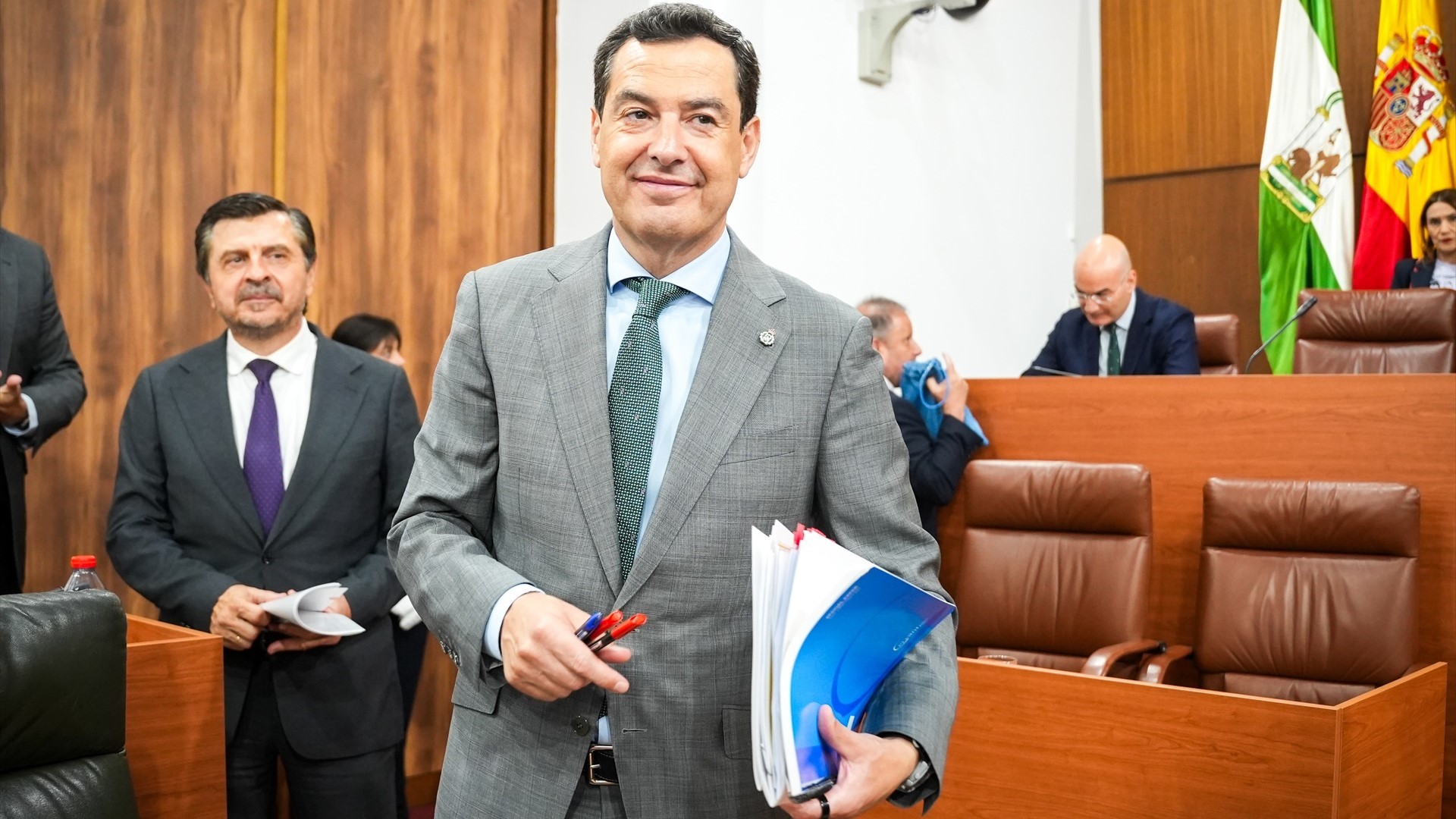 Moreno Bonilla non conseguiu os apoios suficientes na primeira votación celebrada o martes. Europa Press