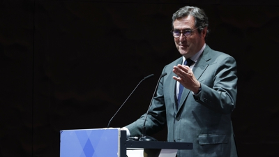 Antonio Garamendi, este mércores nun acto en Madrid (eFE/J.J. Guillén)