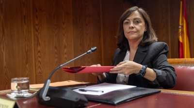 A Xerente do PSOE, Ana María Fuentes Pacheco, comparece ante a comisión sobre o caso Koldo no Senado (Arquivo/Eduardo Parra/Europa Press)