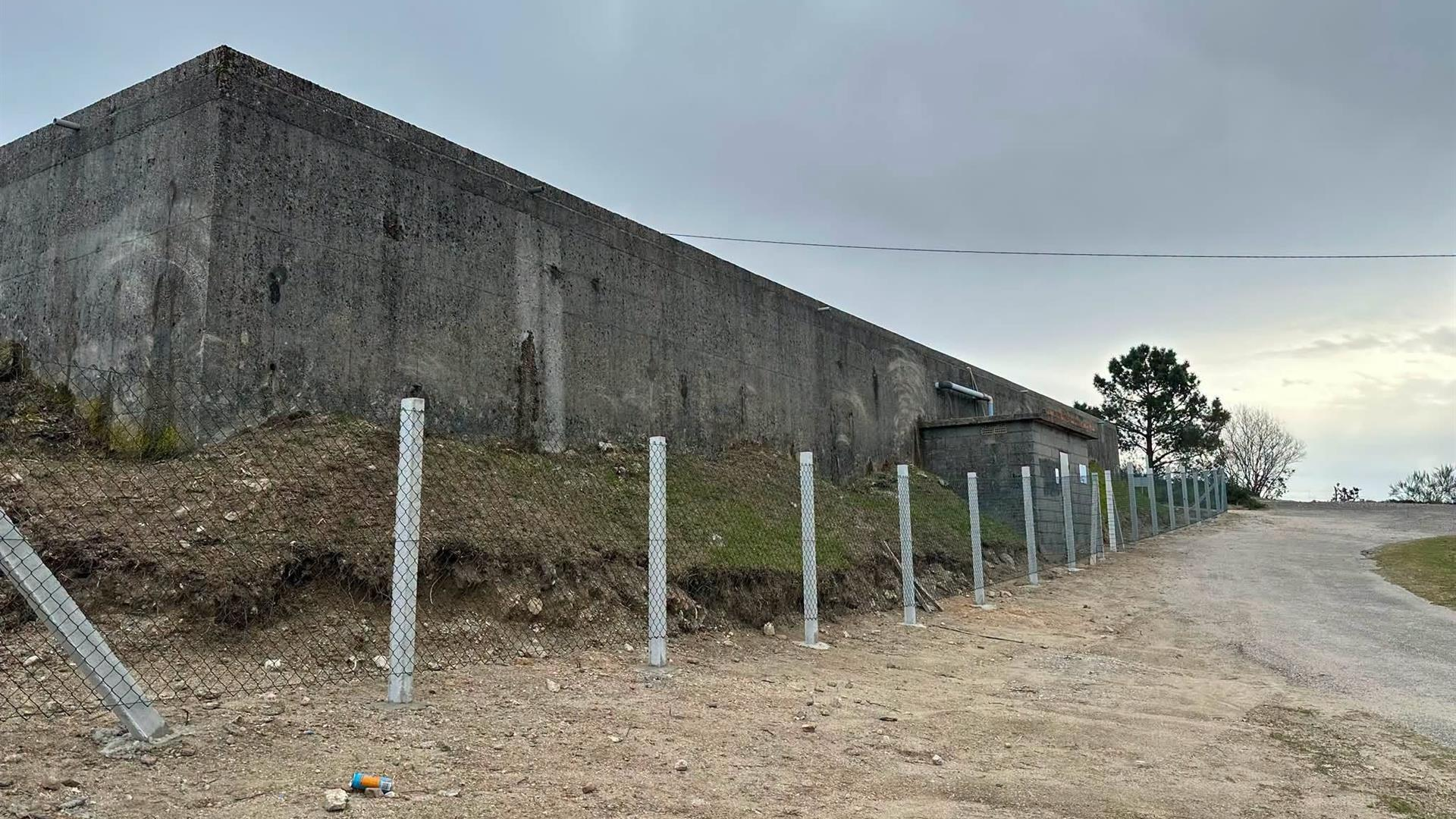 Imaxe do depósito (Concello da Caniza)