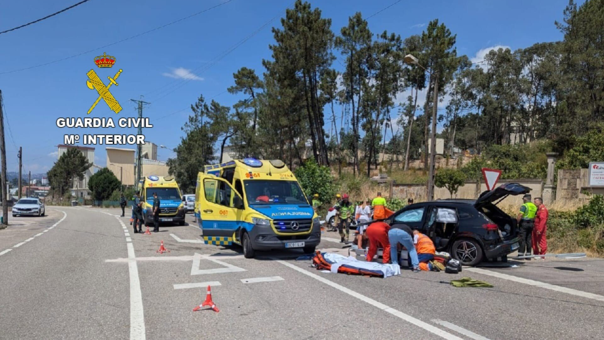 No accidente morreron unha condutora de 68 anos e o seu acompañante, un home de 62 (Efe)