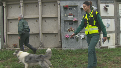 Imaxe dos traballos de busca cando desapareceu o home (Arquivo TVG)