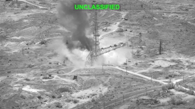 Suposto ataque dos EUA en Irán. CENTCOM vía REUTERS