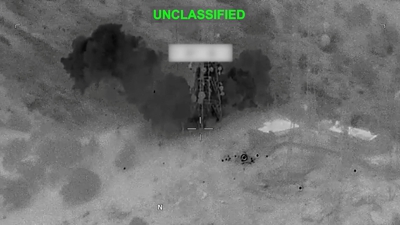 Suposto ataque dos EUA en Irán. CENTCOM vía REUTERS