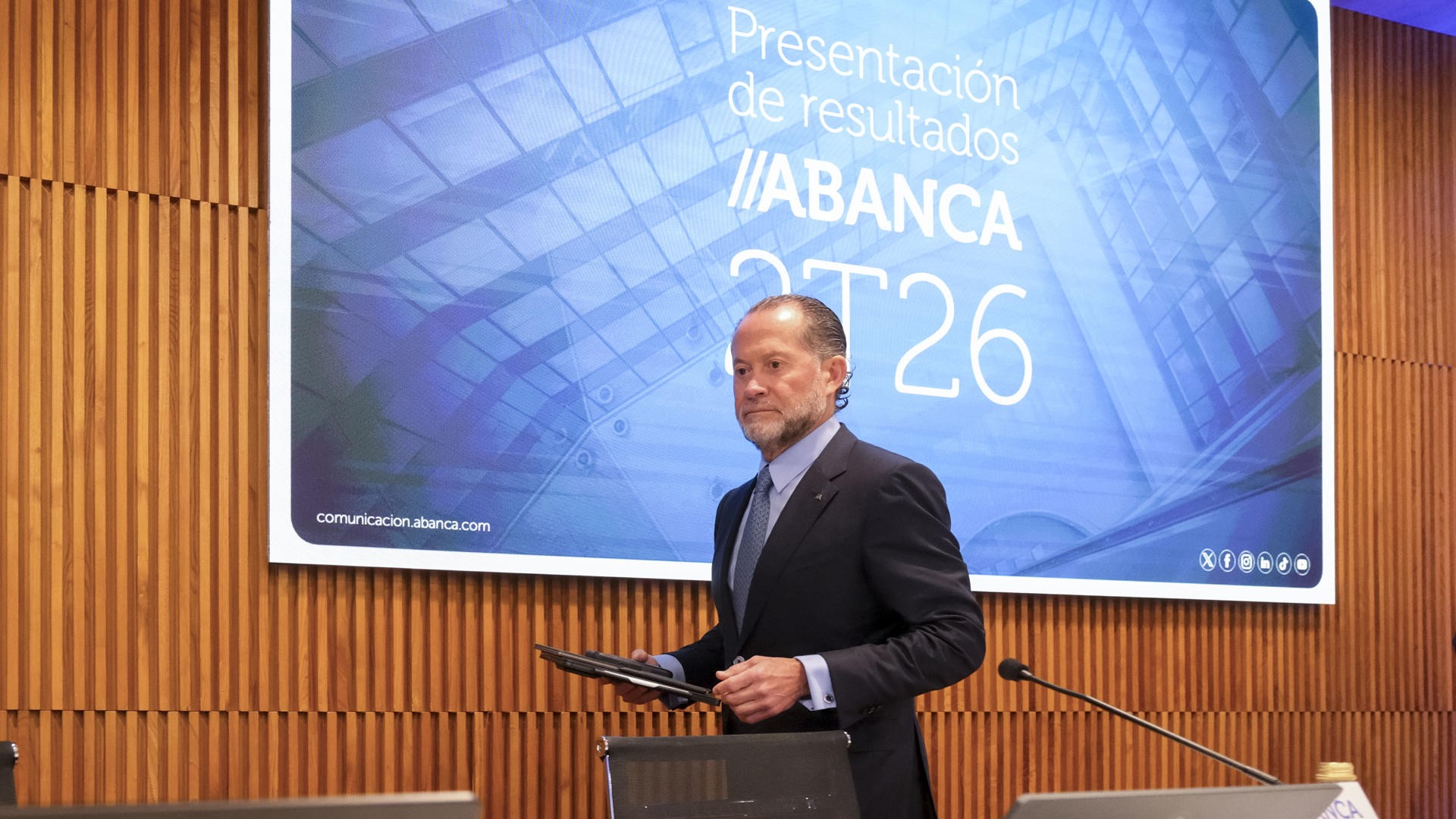 O presidente de Abanca, Juan Carlos Escotet (EFE/Xurxo Martínez)