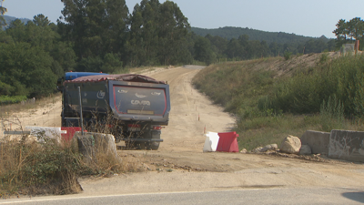 Obras da Vía de Altas Prestacións Tui-A Guarda. TVG