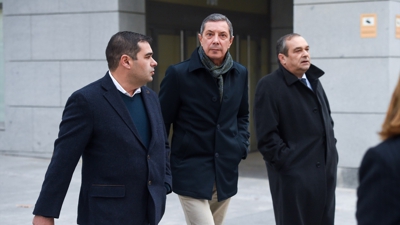 Directivos da armadora do 'Villa de Pitanxo'. Gustavo Valiente / Europa Press (Arquivo)