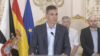 Pedro Sánchez, presidente do Goberno, este venres.
