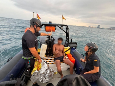 O mozo detido polos Mossos buscado por un xulgado de Vigo. Foto: @mossos