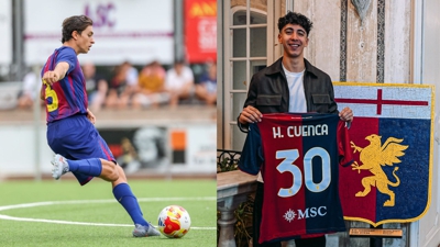 Imaxes de @FCBarcelonaB e @GenoaCFC