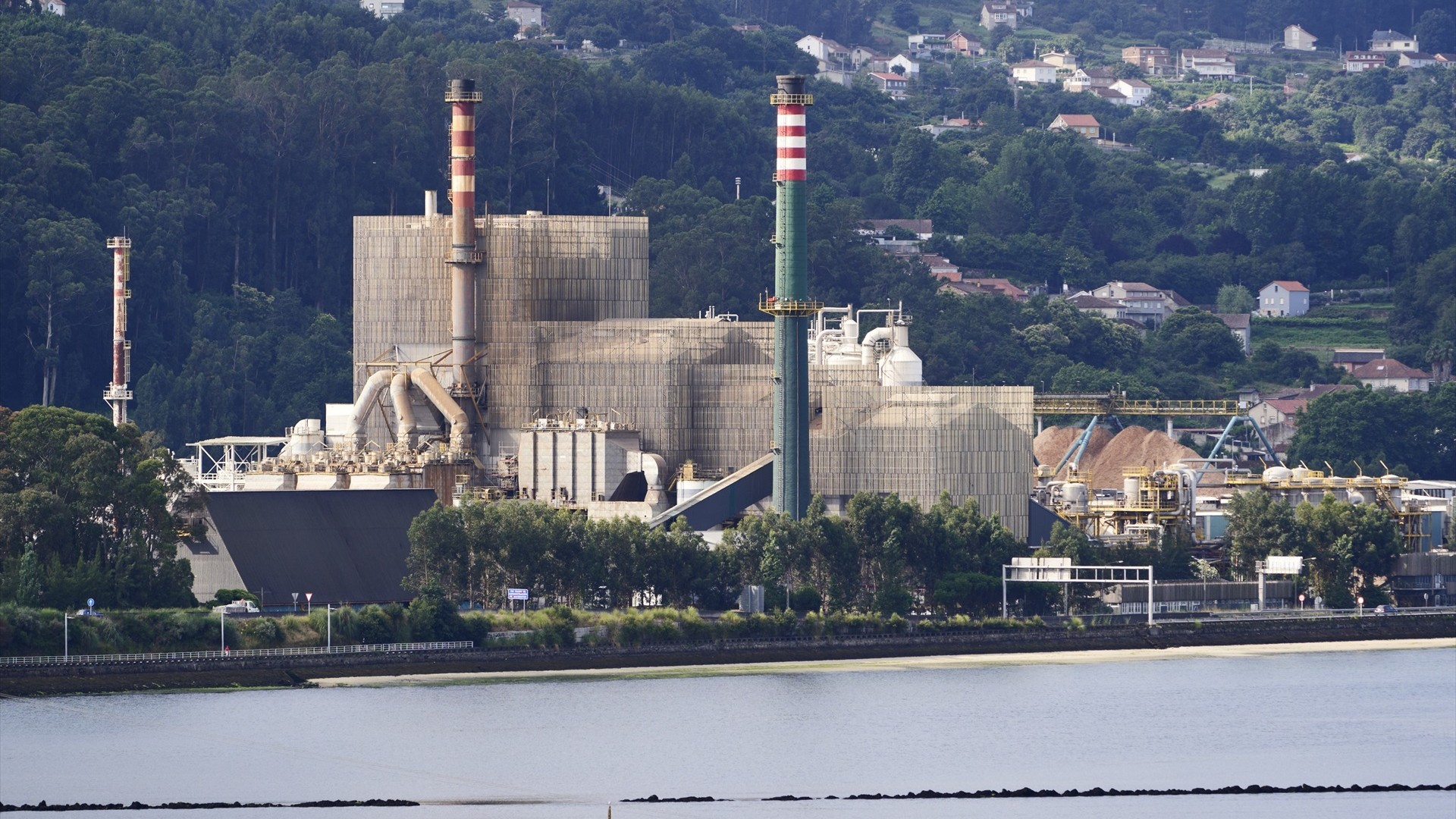 Fábrica de Ence en Pontevedra. Laurence Kesterson/Europa Press (Arquivo)