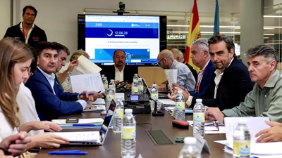 O CECOPI constituíuse esta mañá na Estrada (EFE/Xurxo Martínez)