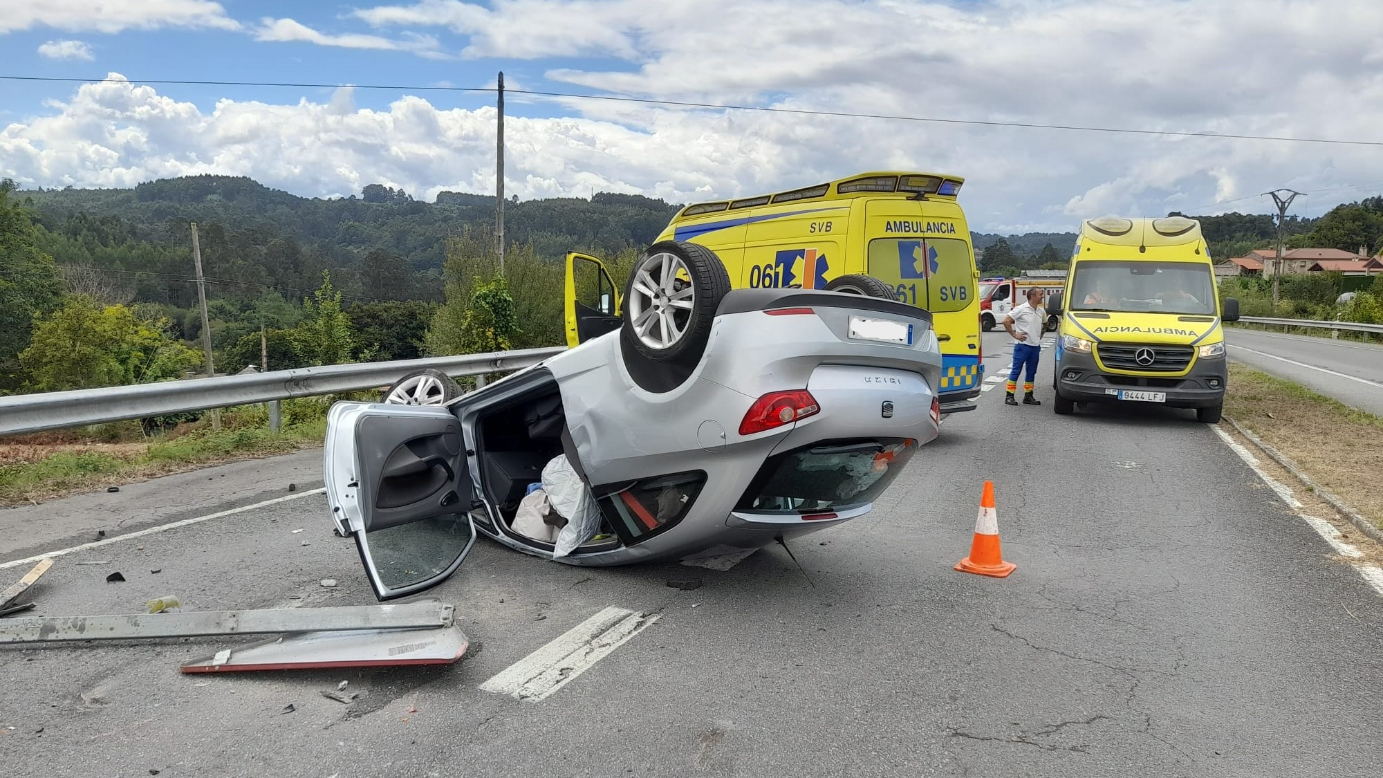 Imaxe cedida polos Bombeiros de Betanzos