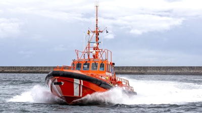 Embarcación Salvamar Shaula, con base en Cariño.