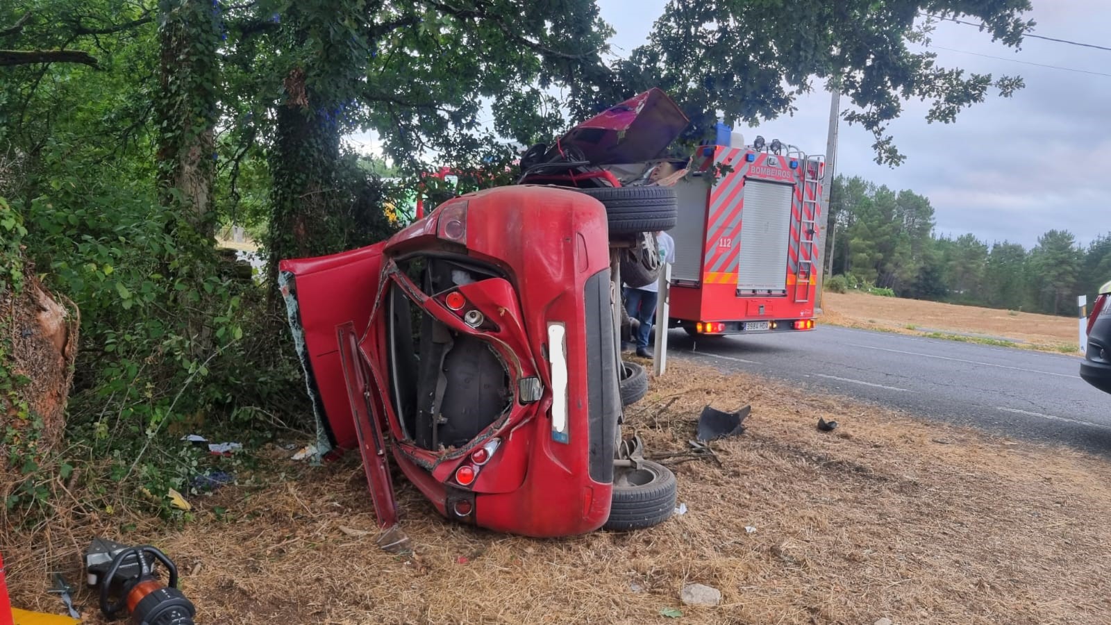 Imaxe cedida polos Bombeiros de Sarria
