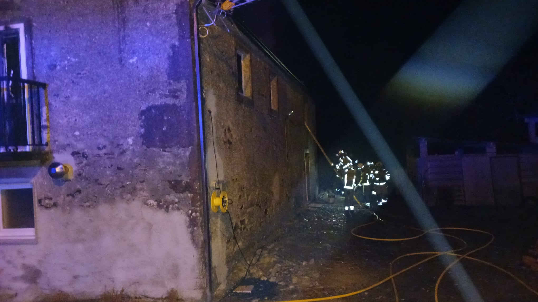 Imaxe cedida polos Bombeiros do Eume