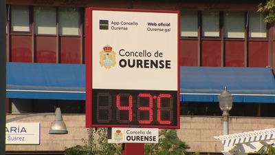 As temperaturas en Ourense, máximas de España