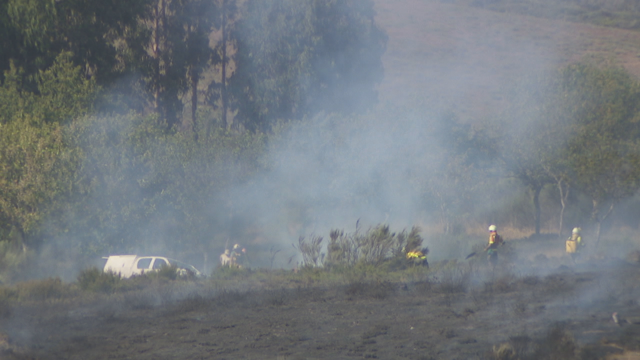 Incendios forestais na provincia de Ourense