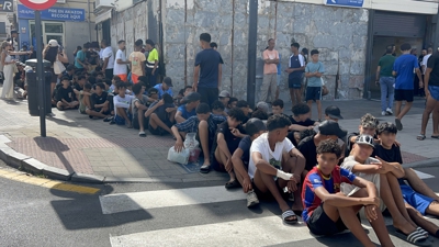 Menores migrantes en Ceuta (Gabriela Sardá Núñez/Europa Press)
