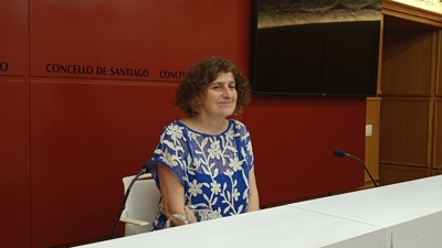A alcaldesa de Santiago, Goretti Sanmartín (EuropaPress)