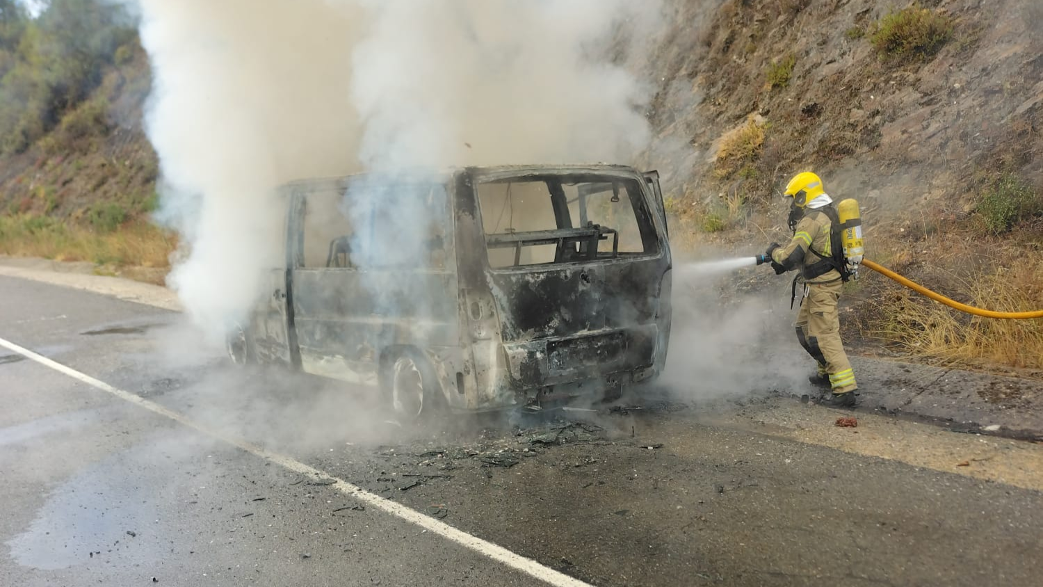 Imaxe cedida polos Bombeiros de Vilalba