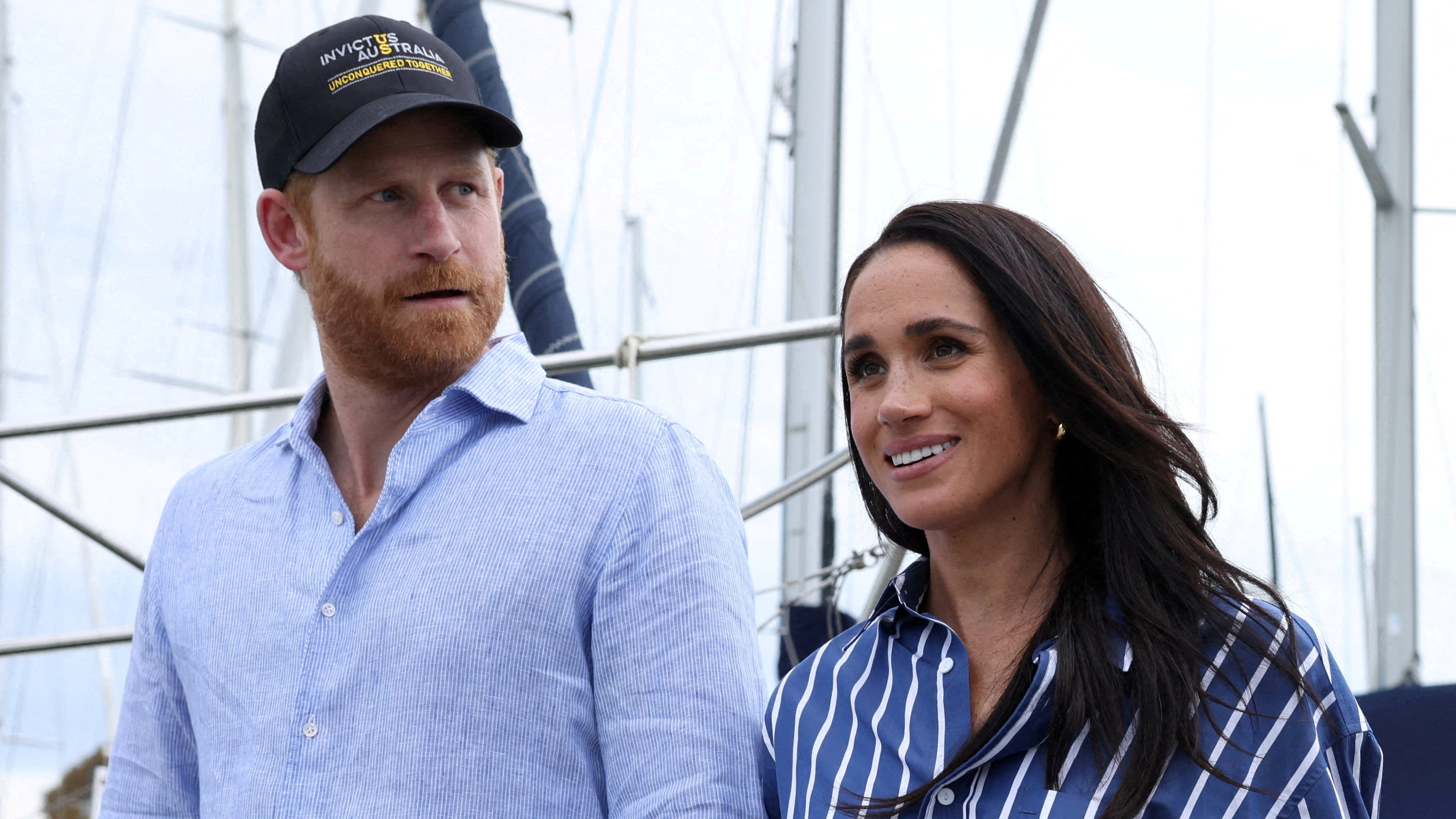 O príncipe Henrique e Megan, en Australia en abril deste ano. Reuters.