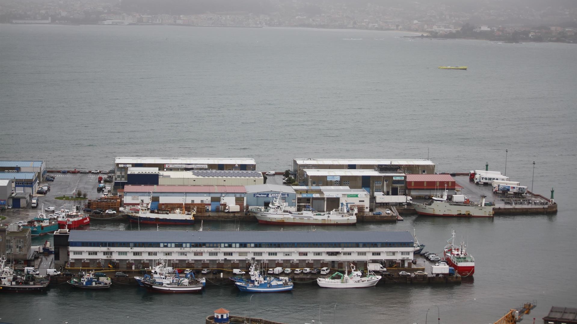 Frota amarrada no porto de Vigo polo temporal  (EuropaPress-Foto de arquivo)