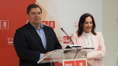 Julio Abalde e Obdulia Taboadela. PSdeG.