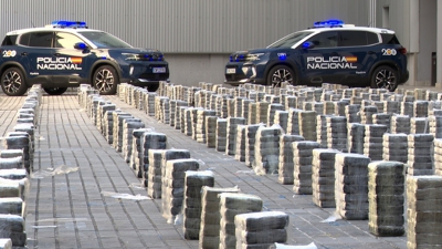 Droga comisada na Pobra do Caramiñal en setembro de 2025